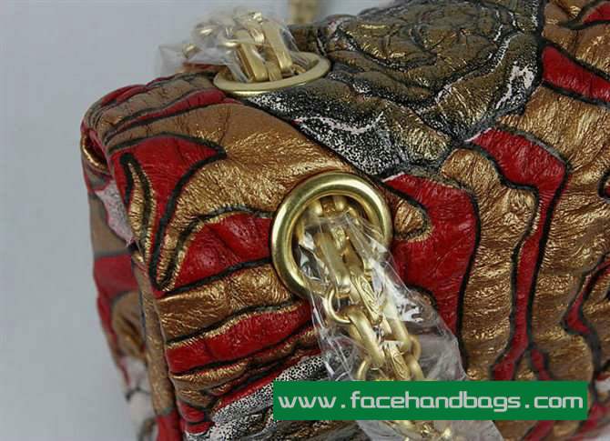 Chanel 2.55 Rose Handbag 50145 Gold Hardware-Gray Gold